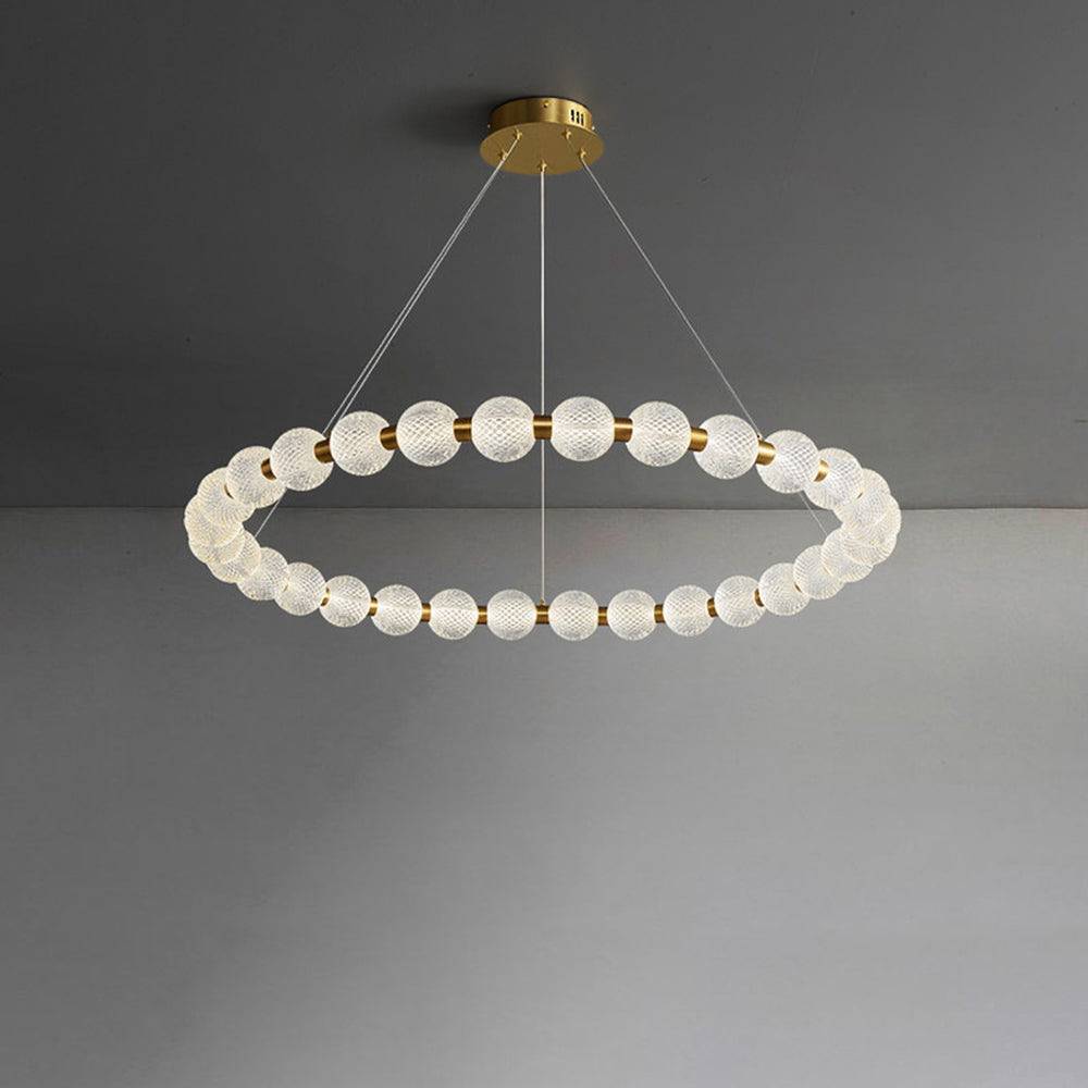 Hailie Pendelleuchte Ring, 62/82/102cm - Lumpaz