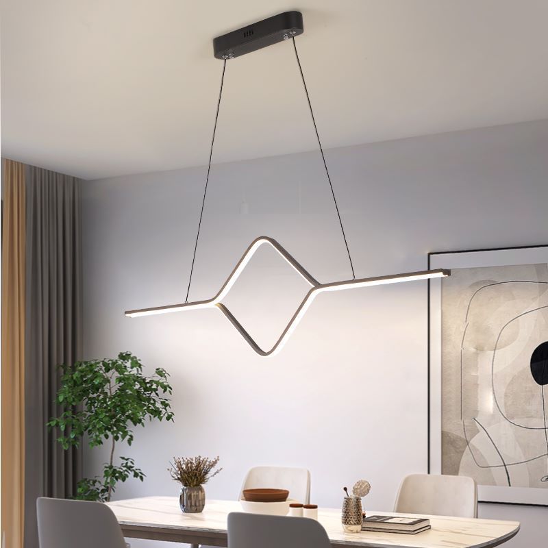 Bouvet Pendelleuchte,Linear Quadrat - Lumpaz