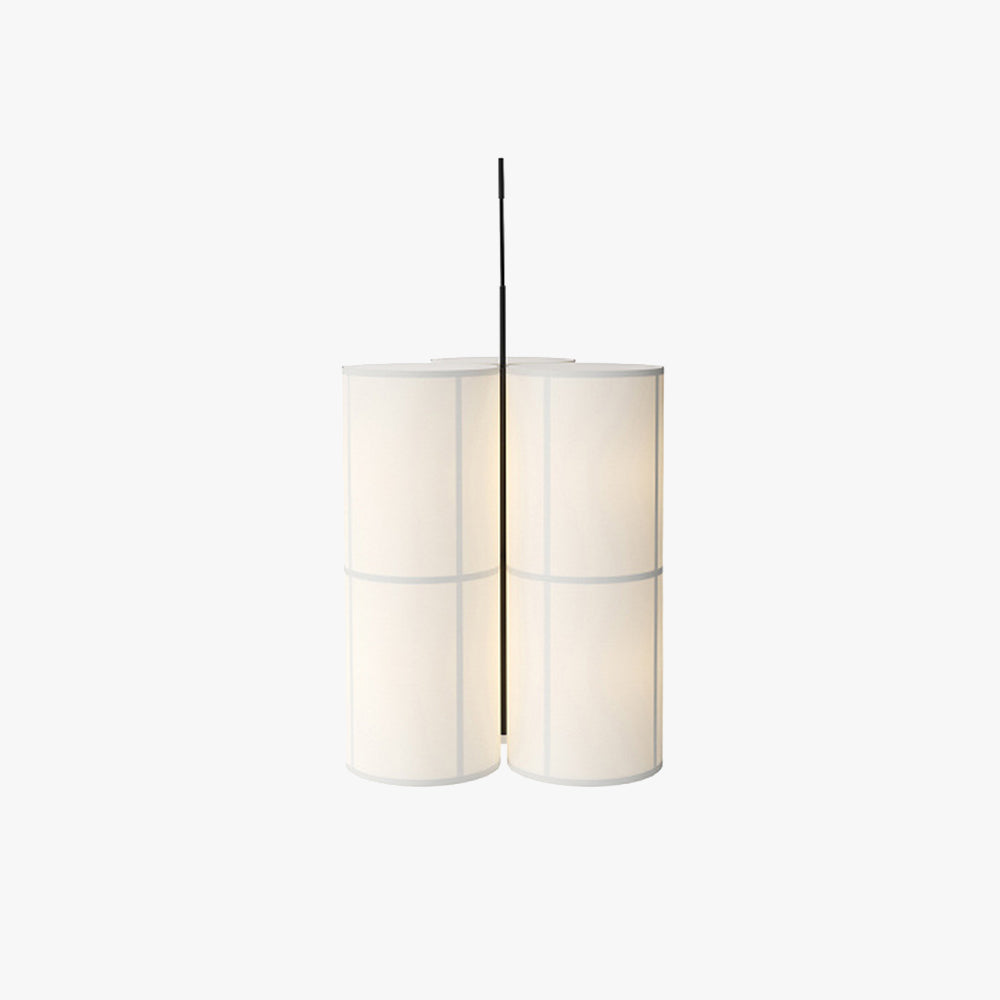 Renée Pendelleuchte 2 Farbe, Stoff, ∅18/37cm - Lumpaz