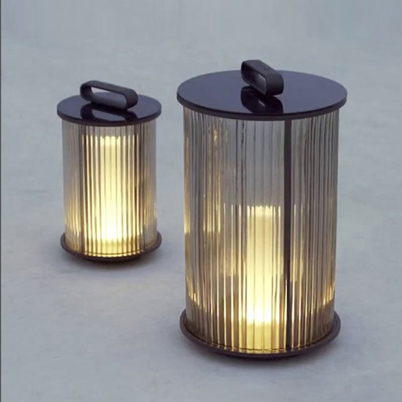 Orr Outdoor Solar Stehlampe, Metall&Glas, 33/60cm - Lumpaz