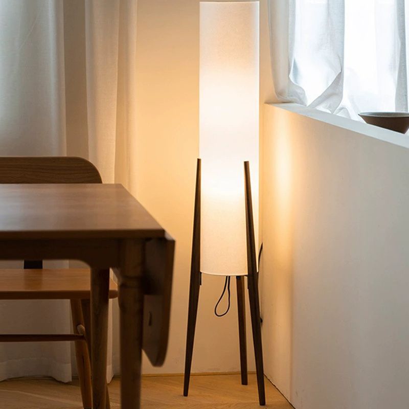Ozawa Geometrisch Stativ Stehleuchte, Holz, 126CM Lang - Lumpaz