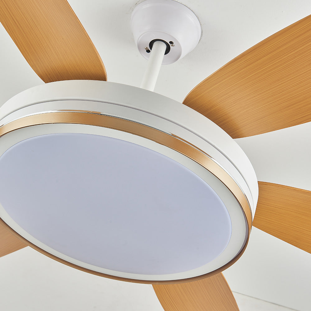 Haydn 6-Blatt-Deckenventilator mit Beleuchtung, ∅130/152CM - Lumpaz
