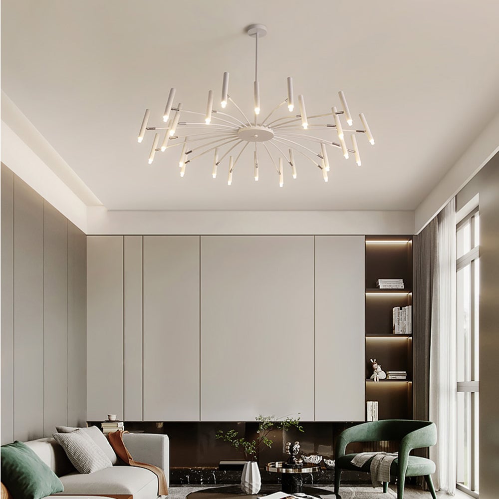 Evette Kronleuchter 2 Farben, 12/18/24 -flammig, Metall - Lumpaz