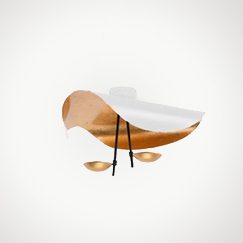 Eveline Pendelleuchte 2 Farben, Goldfolie, ∅40/60/80CM - Lumpaz