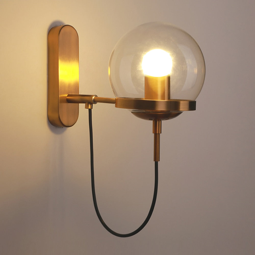 Retro-Metall-LED-Birnen-Wandleuchte - Lumpaz
