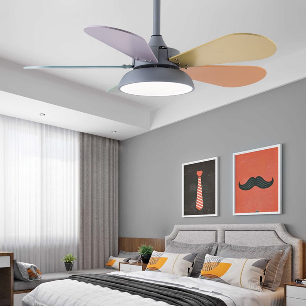 Morandi Bunte Deckenventilator mit Beleuchtung, 2 Farbe, ∅95CM - Lumpaz