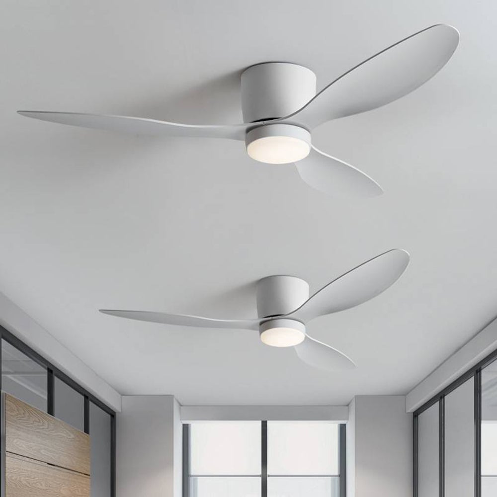 Walters 3-Blatt Deckenventilator mit Beleuchtung, 2 Farbe, ∅115CM - Lumpaz