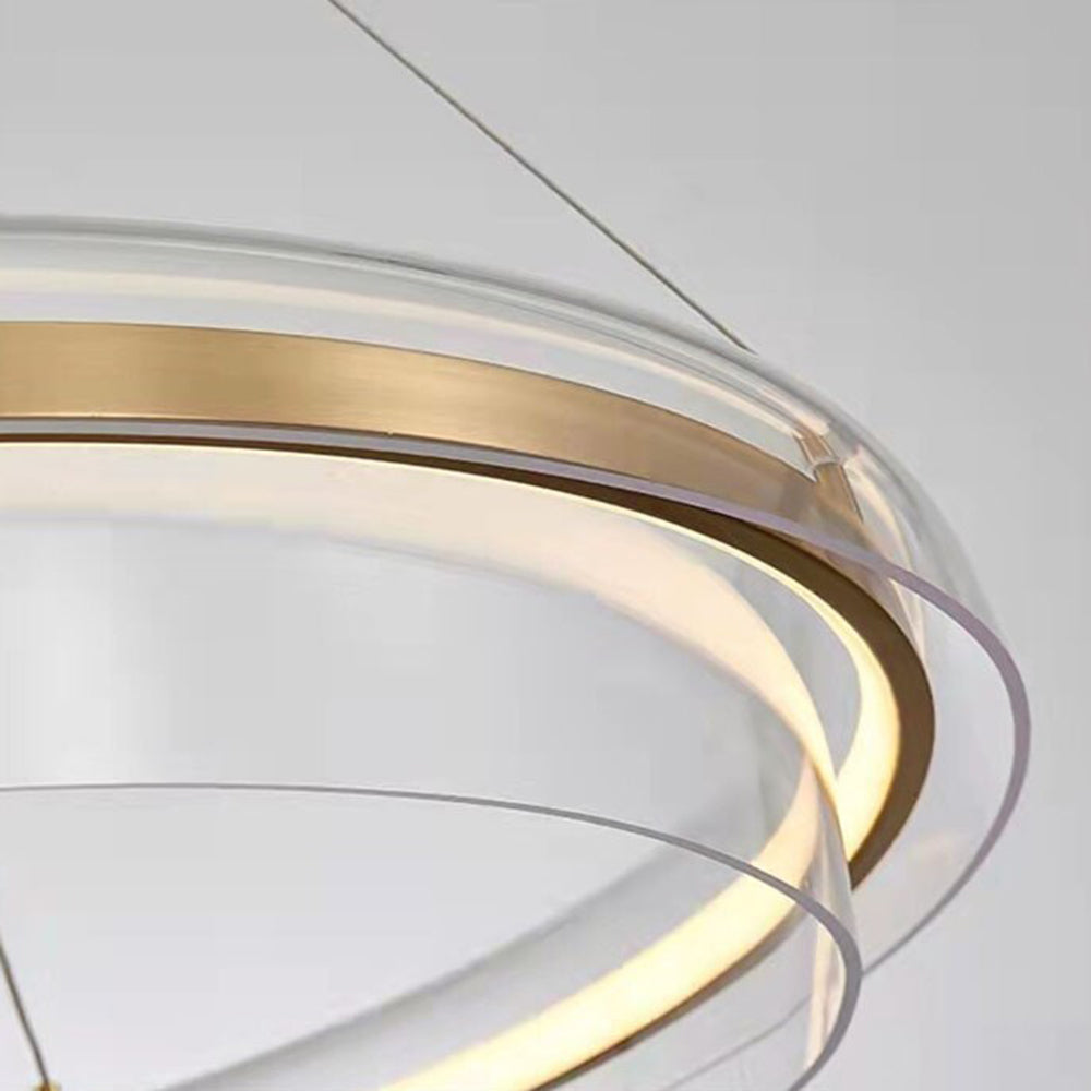 Arisha Pendelleuchte Farbe Temperatur Schaltbar 1/2 Ring, ∅50/75cm - Lumpaz