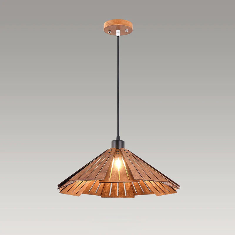 Nordische Kreative Pendelleuchte aus Holz für Esszimmer, Restaurant - Lumpaz