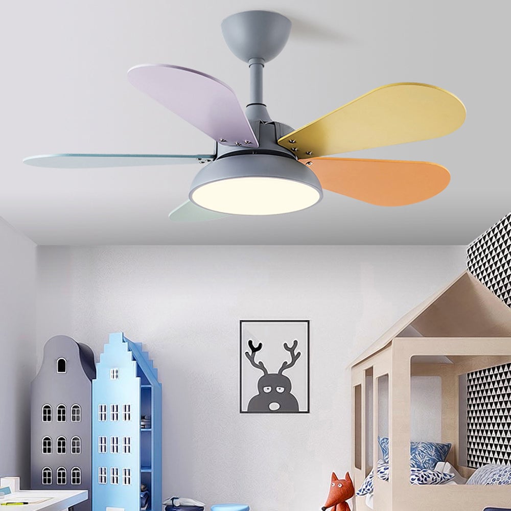 Morandi Bunte Deckenventilator mit Beleuchtung, 2 Farbe, ∅95CM - Lumpaz
