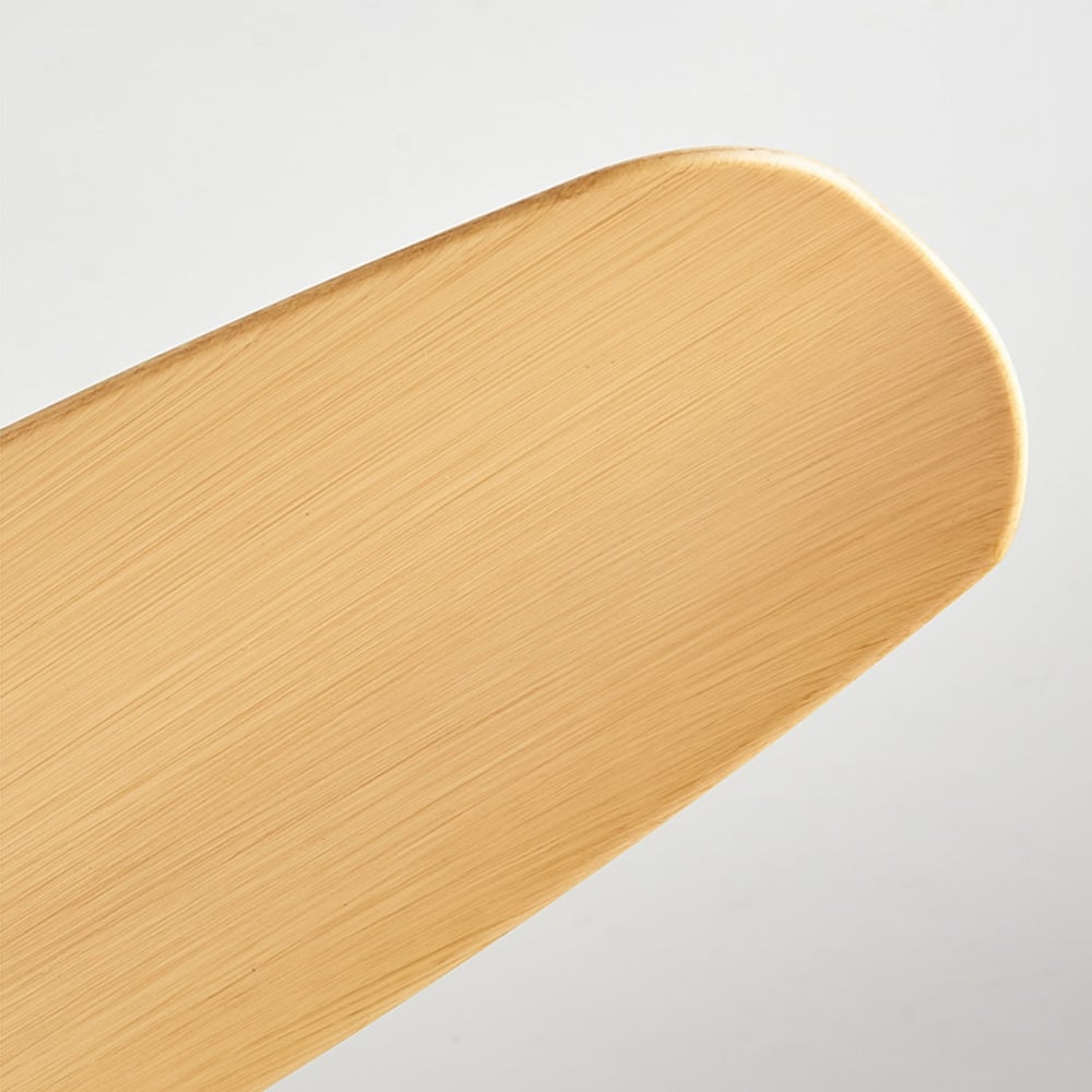 Ozawa 3 Blätter Holz Elementar Deckenventilator mit Beleuchtung, 3 Farben, ∅100/120/140CM - Lumpaz