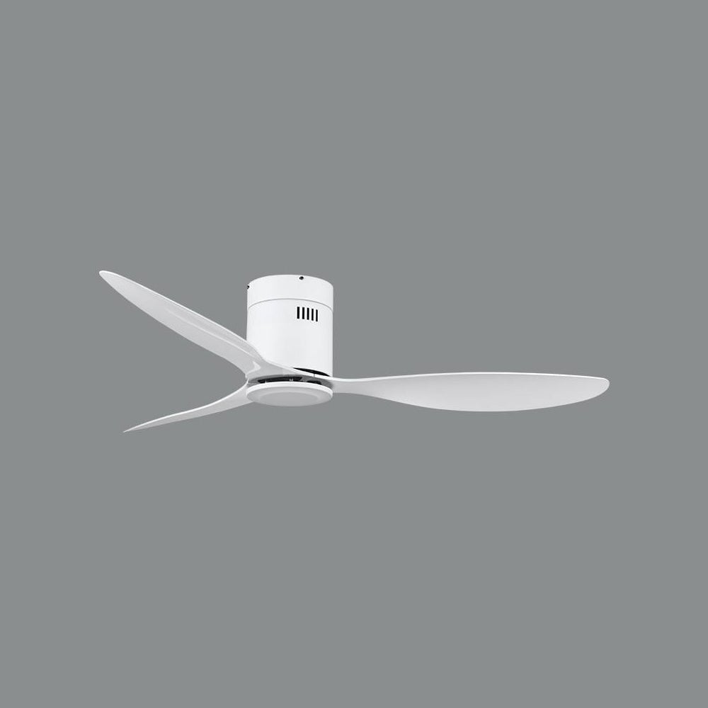 Walters 3-Blatt Weiße Deckenventilator mit Beleuchtung, 2 Farbe, ∅115CM - Lumpaz