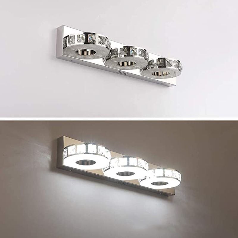 Kristy Spiegelfront-Wandleuchte, 3/4-flammig - Lumpaz