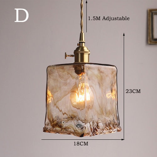 Levy Messing Glas Pendelleuchten - Lumpaz