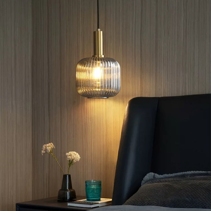 Hailie Pendelleuchte aus Glas für Wohnzimmer, Esszimmer - Lumpaz