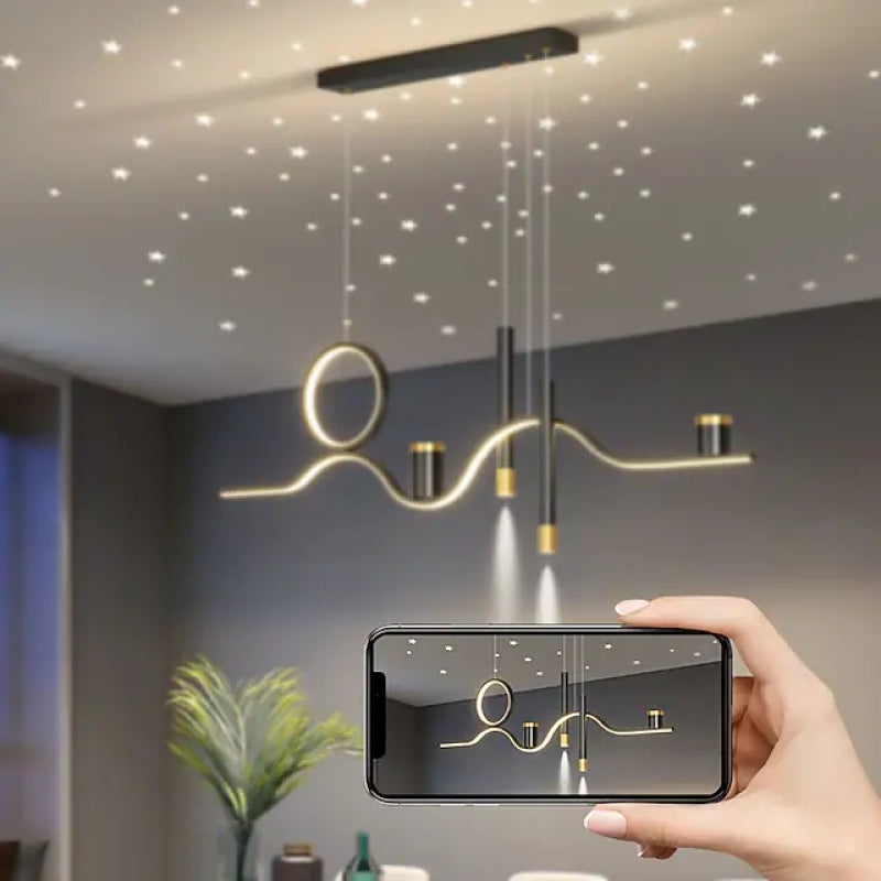 Moderne Stern-Design LED Pendelleuchte für Esszimmer, Restaurant - Lumpaz