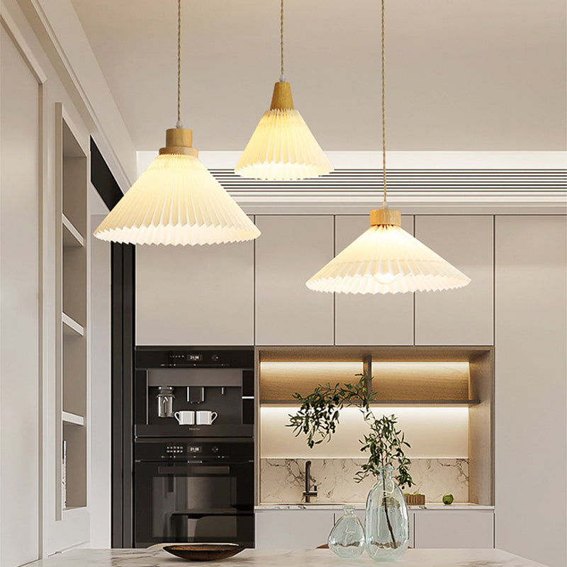 Ozawa Pendelleuchte Cluster, Plissee 4 Stile - Lumpaz