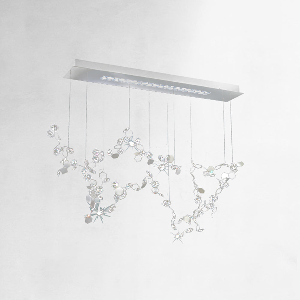 Olivia Kristall Kronleuchter, 80/100/120cm - Lumpaz