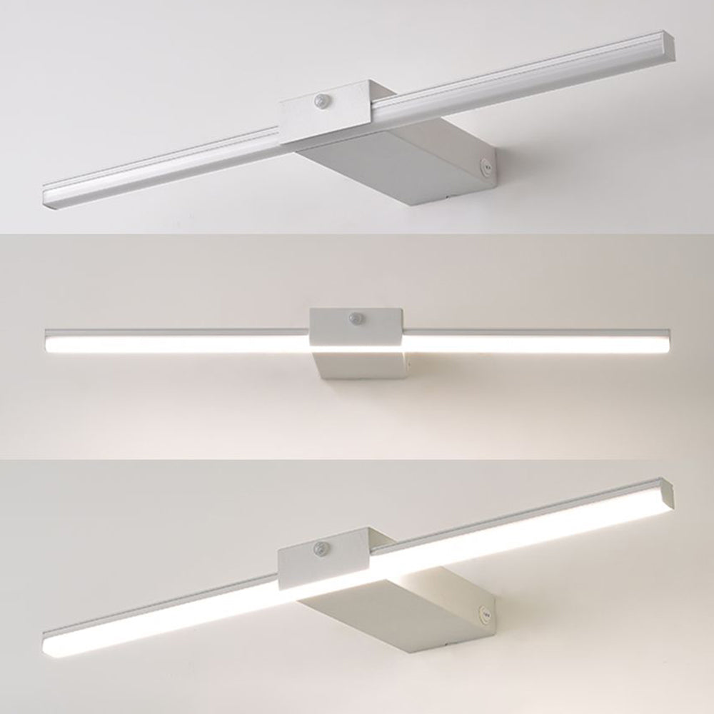 Edge Minimalistische Lineare Spiegelfront Waschtisch-Wandleuchte, L 40/60/80/100CM - Lumpaz