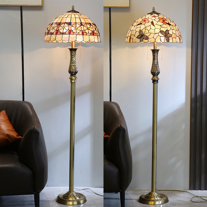 Alessio Schmetterling & Blume Stehlampe, Metall, 160CM Lang - Lumpaz