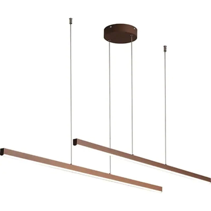 Edge Minimalistische Streifen LED Pendelleuchte für Esszimmer - Lumpaz