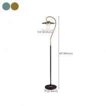 Carins Lotusblatt Stehlampe, Metall & Acryl, 3 Farben, 160CM Lang/165CM Lang - Lumpaz