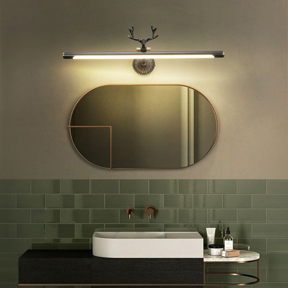 Leigh Hirsch Spiegelfront Waschtisch-Wandleuchte, L 35/45/60/75/100CM - Lumpaz