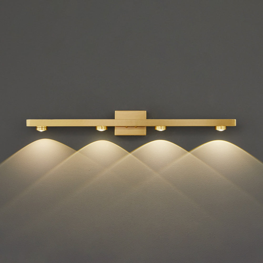 Freja Wandlampe Spiegelfront 2 Farbe & Stil, 2/3/4/6/8 Kopf - Lumpaz