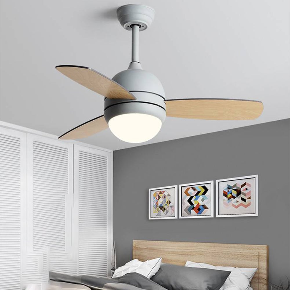 Morandi Bunte 3-Blatt-Deckenventilator mit Beleuchtung, 6 Farbe, ∅92CM - Lumpaz