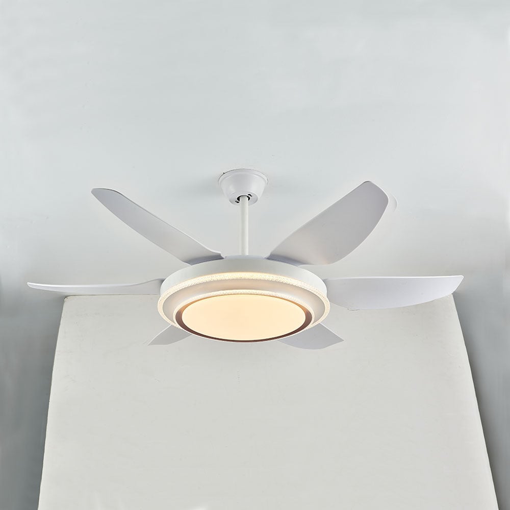 Haydn 6-Blatt-Deckenventilator mit Beleuchtung Grundlegend, 3 Farben, ∅130CM - Lumpaz