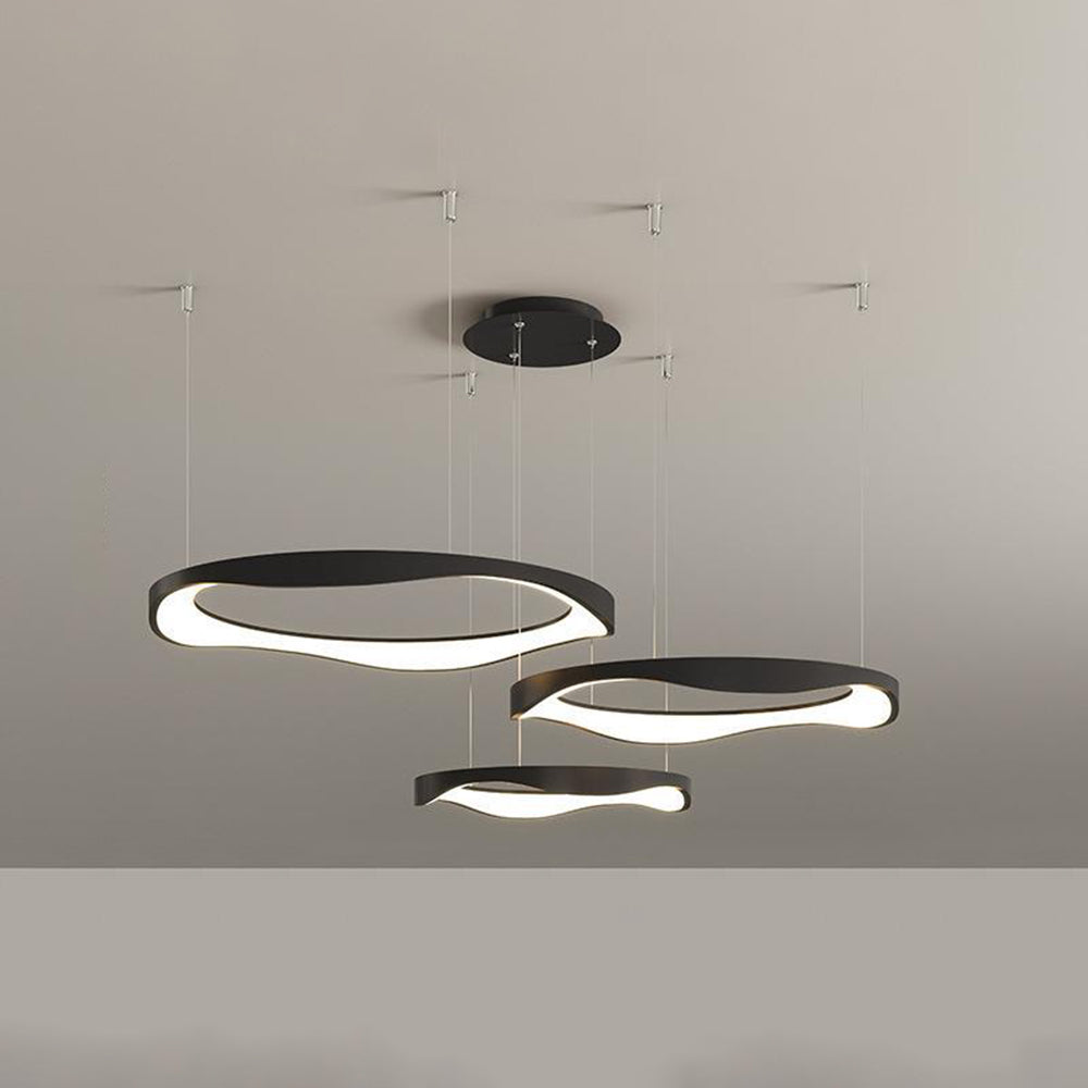 Arisha Pendelleuchte Farbtemperatur umschaltbar, 1/2/3 Ring - Lumpaz