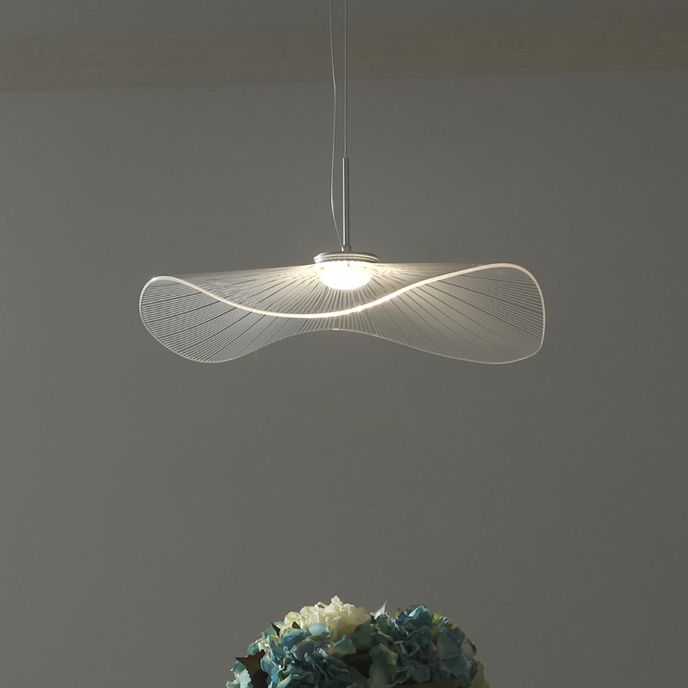 Carins Lotusform Pendelleuchte Farbtemperatur umschaltbar, ∅40/50/60cm - Lumpaz