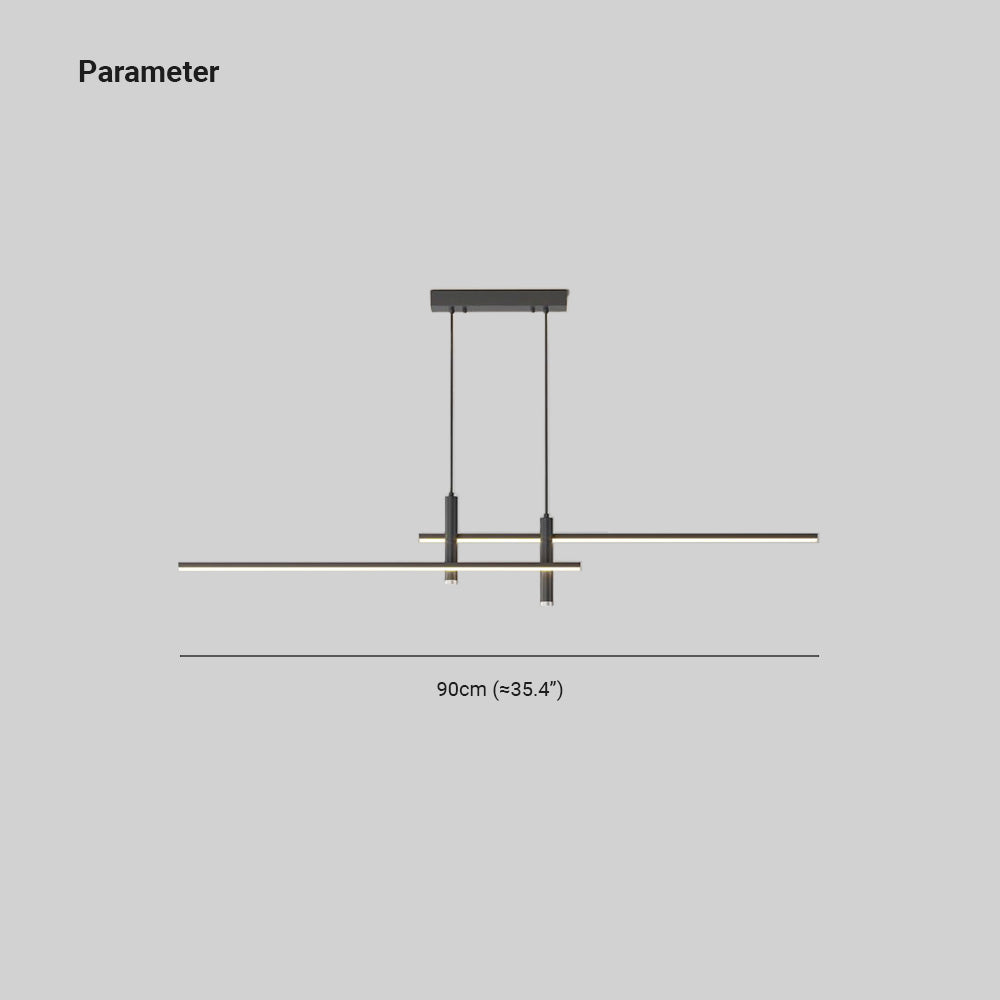 Edge Pendelleuchte, L 90CM - Lumpaz