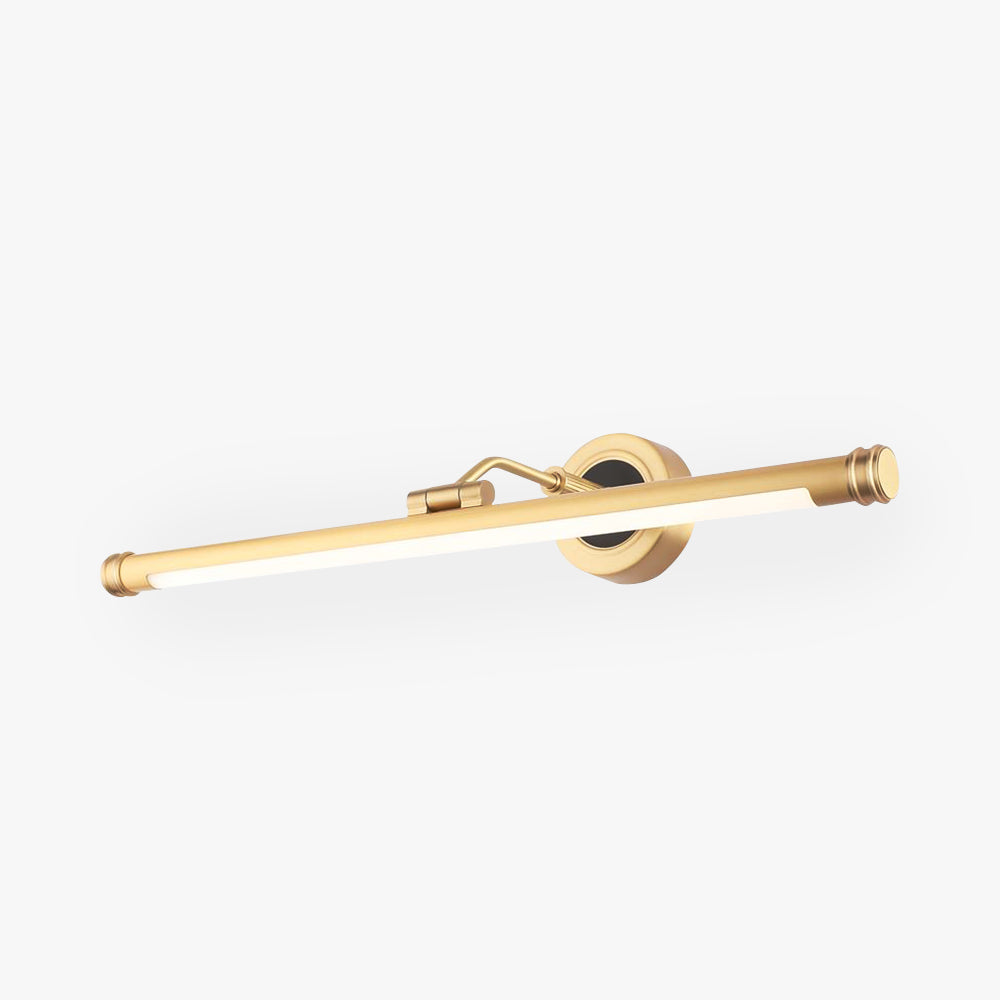 Leigh Spiegelfront Waschtisch-Wandleuchte, Messing, L 43/56/75CM - Lumpaz