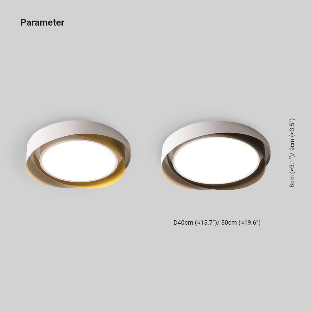 Quinn Deckenleuchte 2 Farbe, ∅40/50CM - Lumpaz