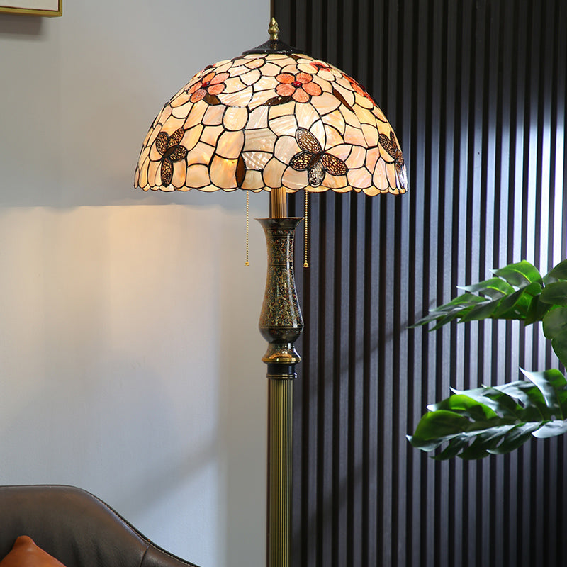 Alessio Schmetterling & Blume Stehlampe, Metall, 160CM Lang - Lumpaz