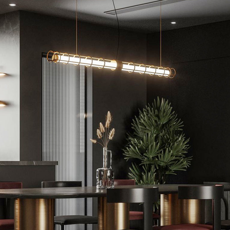 Edge Pendelleuchte, Metall&Glas 120/150cm - Lumpaz