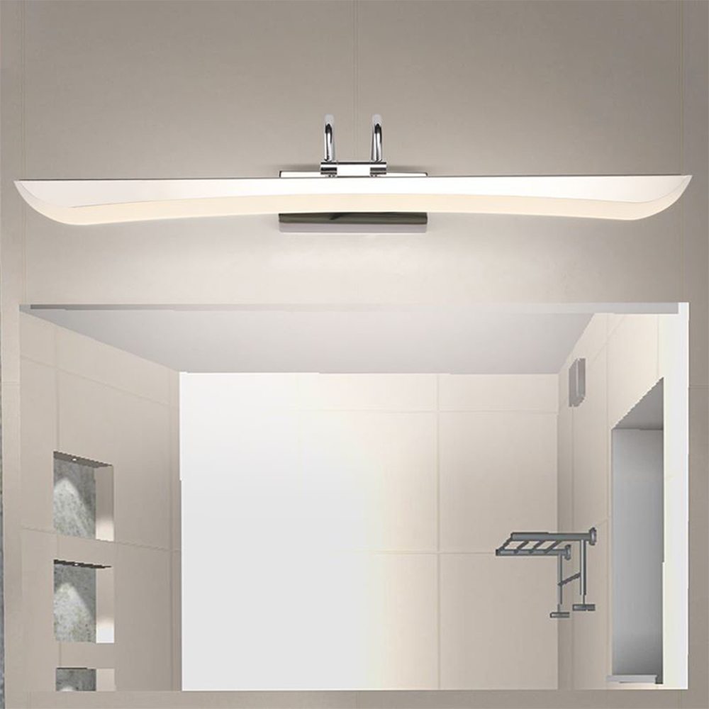 Leigh Spiegelfront Waschtisch-Wandleuchte, L 42/52/62/72CM - Lumpaz