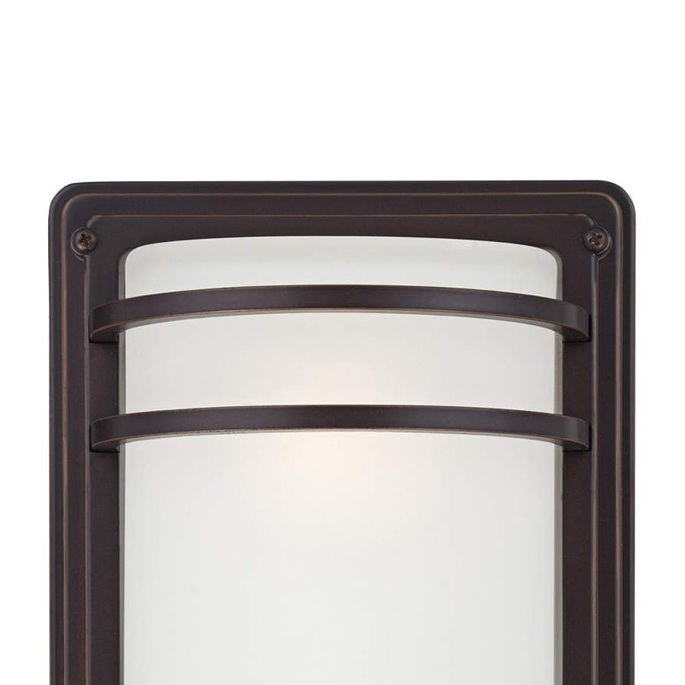 Orr Bronze Opal Außenbreich Wandleuchte, 40CM Lang - Lumpaz