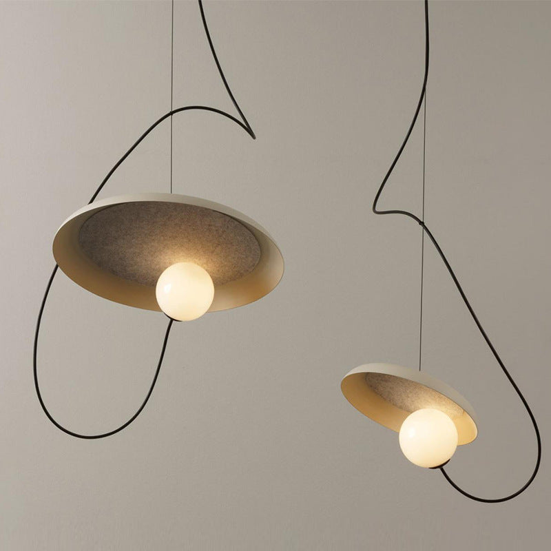 Nordic Creative Metal Bedside Chandelier Pendelleuchte für Schlafzimmer, Esszimmer - Lumpaz