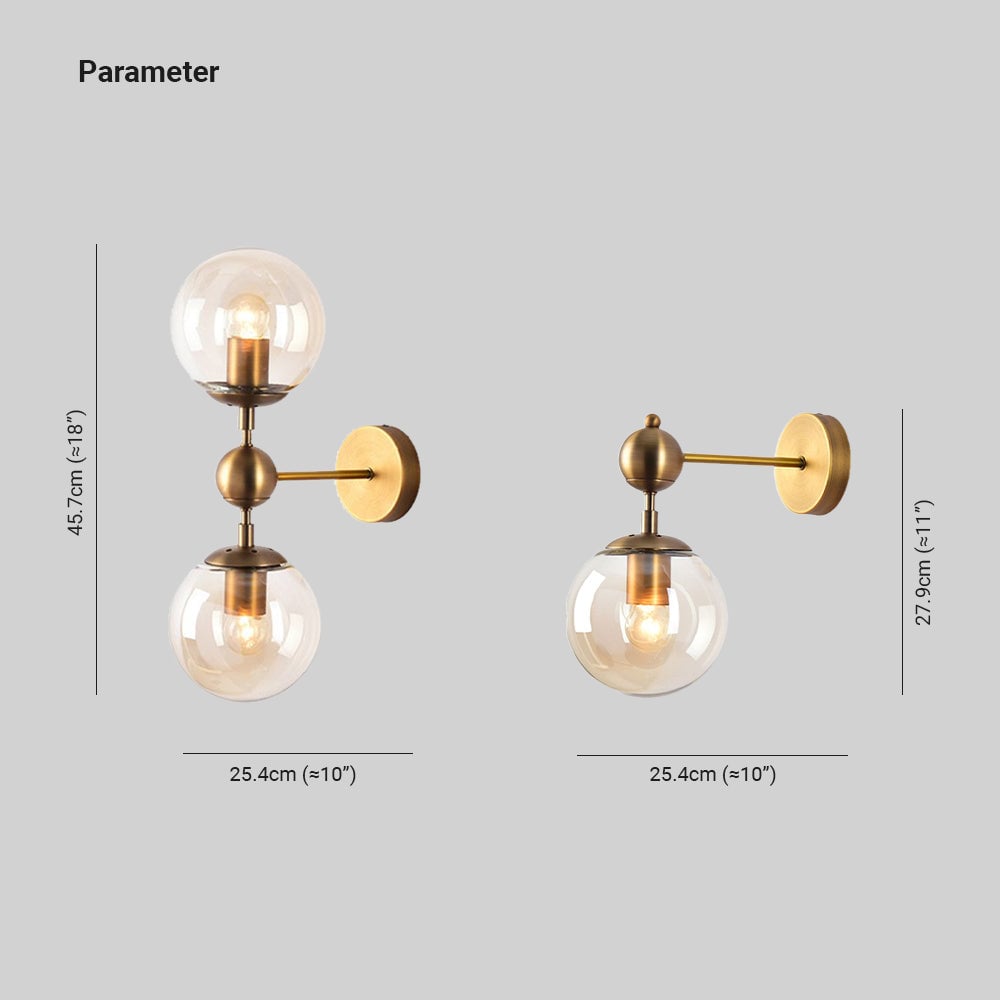 Valentina Waschtisch-Wandleuchte, 1/2-flammig - Lumpaz