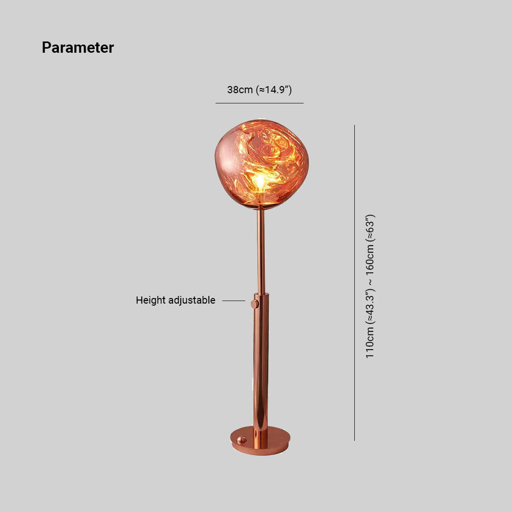 Mirza Stehleuchte, 3 Farben, ∅38CM - Lumpaz