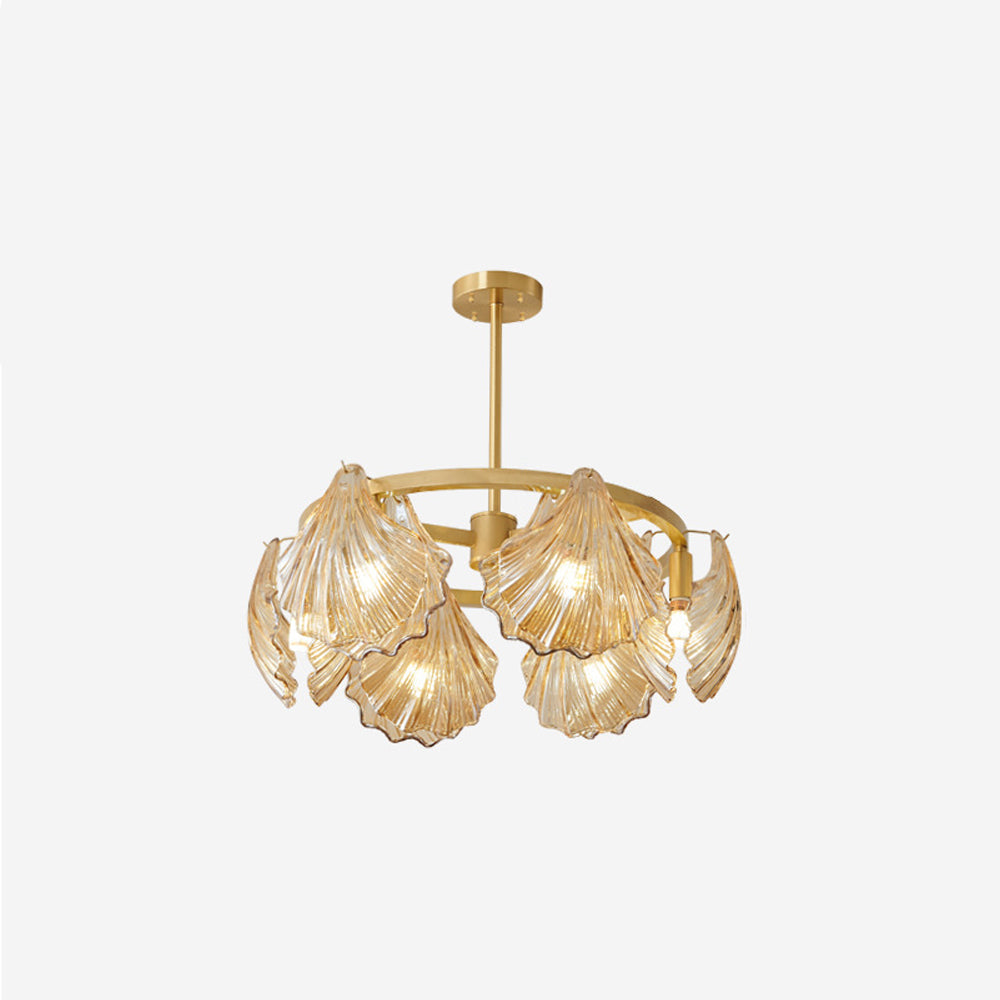 Kirsten Pendelleuchte Dimmbar, Reiner Kupfer& Glas, 2 Farben, ∅60/80/100cm - Lumpaz