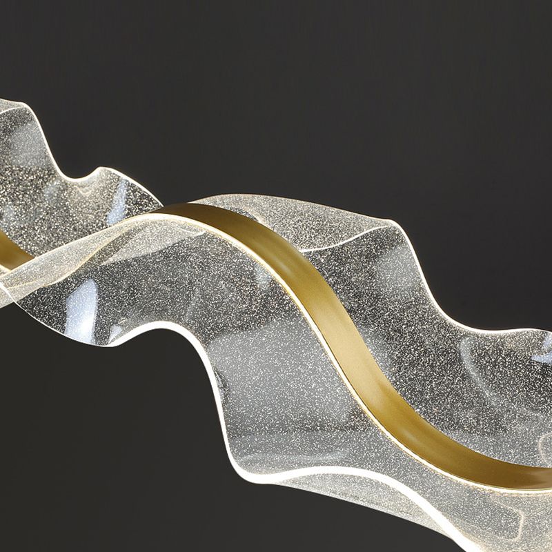 Kirsten Wellenförmige Pendelleuchte, L 100CM - Lumpaz