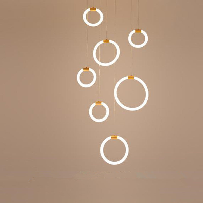 Moderne Kreative Kreis Pendelleuchte für Wohnzimmer, Esszimmer - Lumpaz