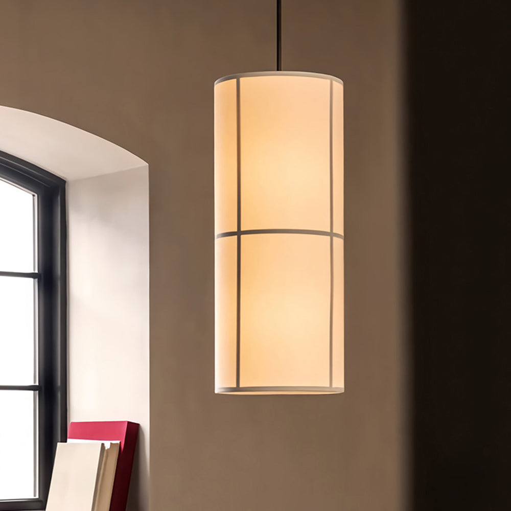 Renée Pendelleuchte 2 Farbe, Stoff, ∅18/37cm - Lumpaz