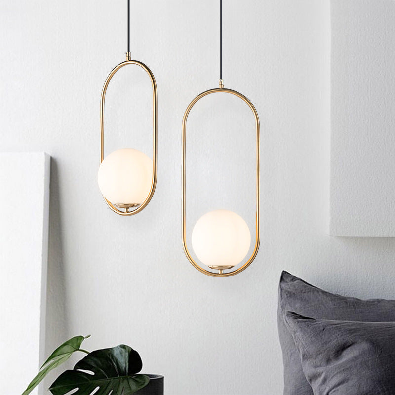Valentina Nordische Kugel-Design Pendelleuchte aus Glas - Lumpaz