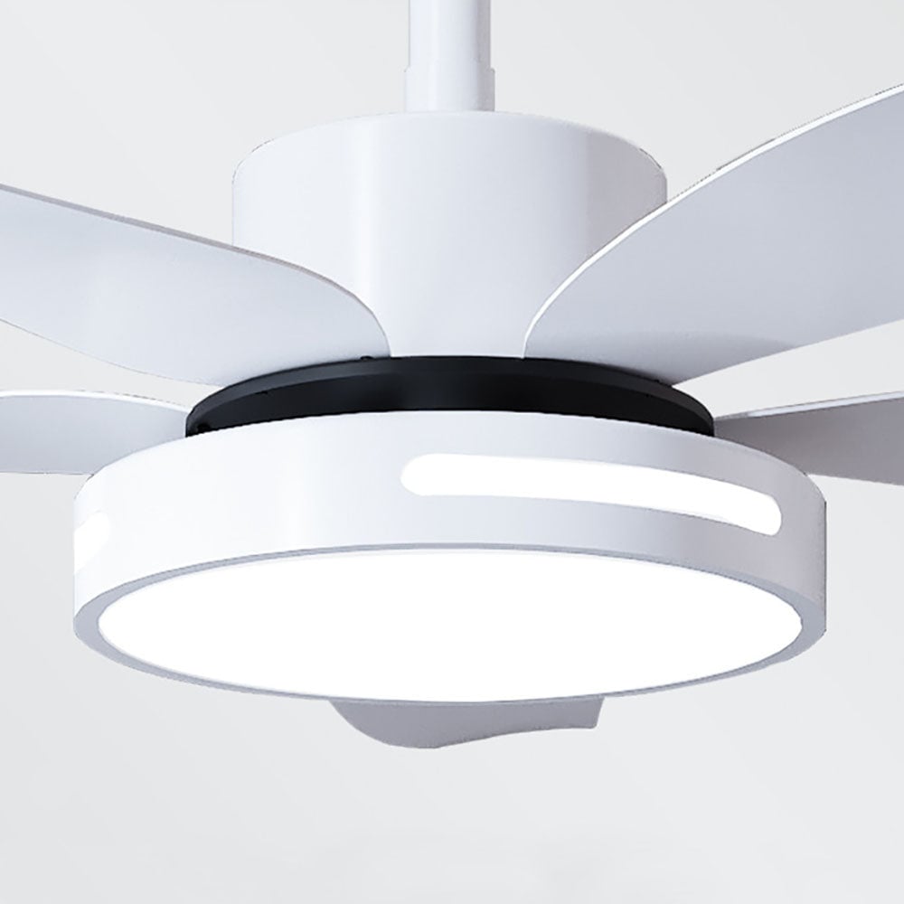 Haydn 5-Blätter Grundlegender Dicker Deckenventilator, Metall & ABS, ∅132CM - Lumpaz