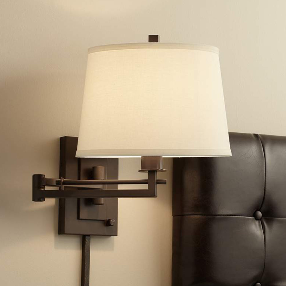 Eyrn Bronze Steckbare Verstellbare Wandlampe, ∅30CM - Lumpaz