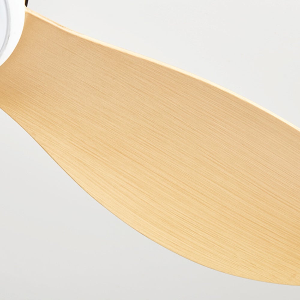 Ozawa 5 Blätter Hölzern Deckenventilator mit Beleuchtung, ∅120/130CM - Lumpaz